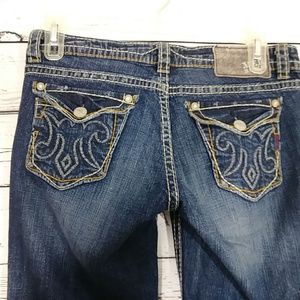 MEK New Mazatlan Flap Pockets Boot Cut Jeans